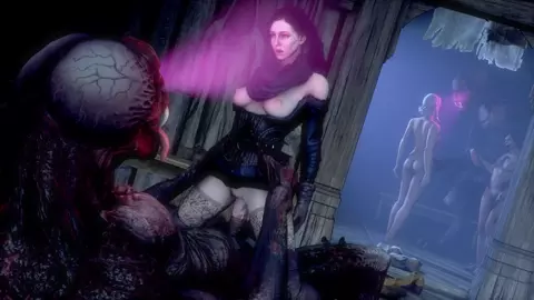 Yennefer & Ciri vs Monster Mind Control