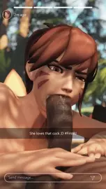 D.va's FT Blowjob (Black) [ZMSFM]