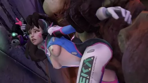 D.Va pinned and fucked by Hellknight (Short Sound Edit) [Darsovin]
