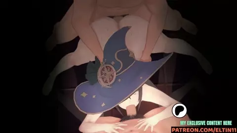 Mona's Wild Night :The Genshin Impact Parties with a Double Penetration Extravaganza