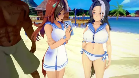 Symboli Rudolf & Mejiro Ramonu_Uma Musume [Axl020431]