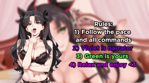 Rin Tohsaka uses you to blow her steam off (JOI CEI)