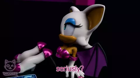 Rouge the bat try to steal a very expensive gem