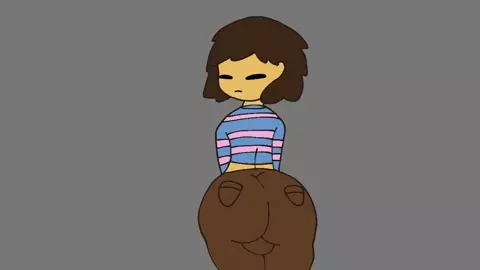 Frisk's ass and feet