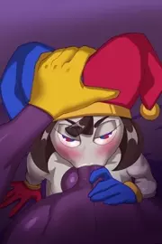 Jax and Pomni [by Jackofak]