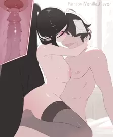 (LECHEDUB) Hanekawa Hasumi Rides Sensei