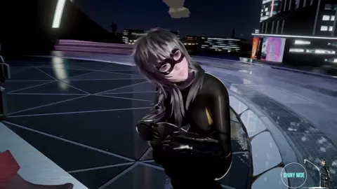 Brain Damage Part 1 - black latex version [Shiny Moe]