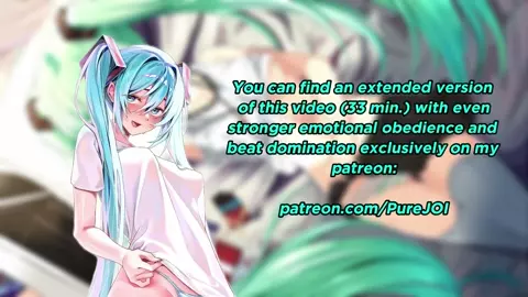 Make your own filthy cum-beat with Hatsune Miku (Playful JOI)