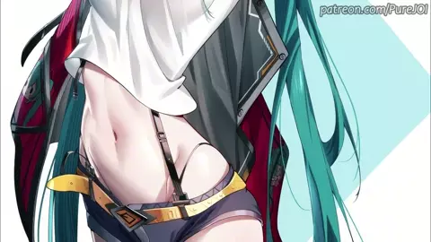 Make your own filthy cum-beat with Hatsune Miku (Playful JOI)