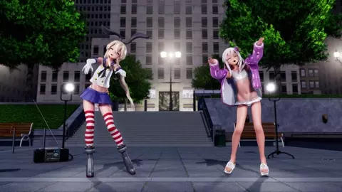 Shimakaze & Ro500 - Heart Pie Dancehall (ver. 2) [MMD R18] Hickan