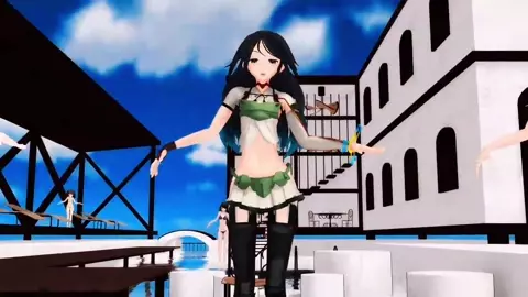 Fleet Girls & Shimakaze - Shake It [MMD R15] Rawfodog