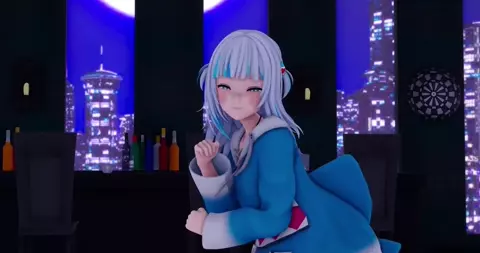 [MMD] Gawr Gura - 君の彼女