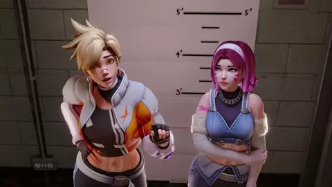 Tracer & D.Va are broke the law [full,mix,intro,facefuck,anal]