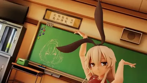 Shimakaze - Rabbit Hole [MMD R15] Gena Brown