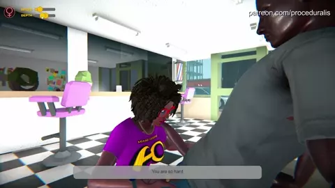 Special treatment in a saloon (proceduralis)