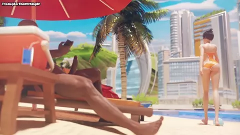 Tracer On Lifeguard Duty [PT-BR]