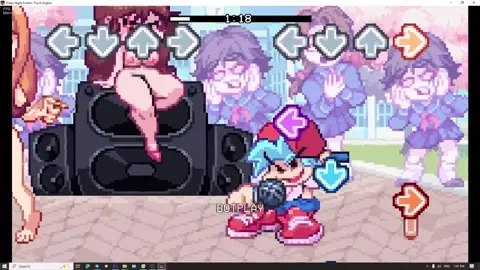 Nude thicc GF by rember friday night funkin edit by delix 8032