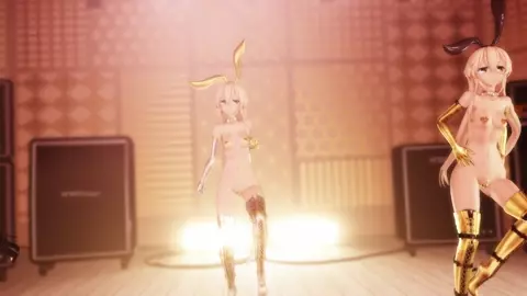 Shimakaze x3 - Koshitantan [MMD R15] Hamselvish