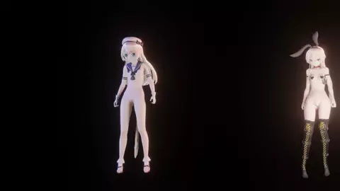 Shimakaze & Jervis - Sexy Dance [MMD R18] Huai An