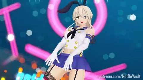 Adult Shimakaze - What You Waiting For [MMD R15] Not De Vault