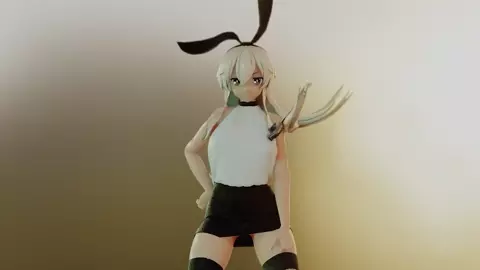 Adult Shimakaze - Donut Hole [MMD R15] Not De Vault