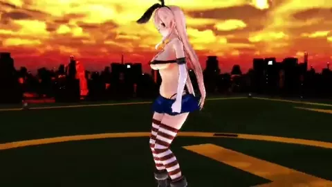 Adult Shimakaze - Cetus Dance [MMD R15] Yatsuya