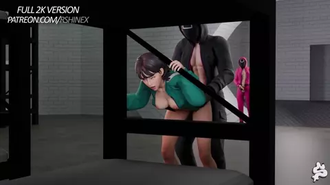 Squid Game - Doggystyle Blowjob