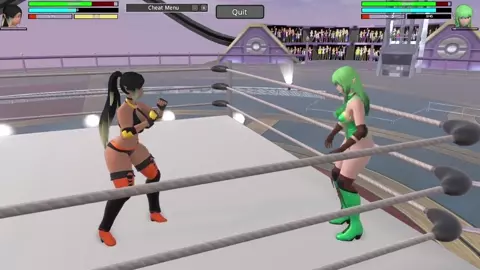 HRSL: Miss Gasm vs Lyna Traditional Match