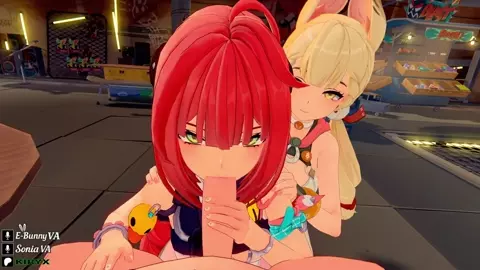 Yuzuha & Alice - Blowjob [ZZZ]