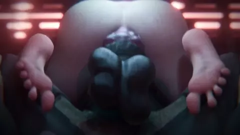 Shepard x Krogan (pregnant) [Mept44]