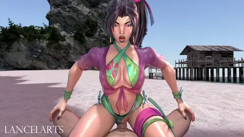 Beach vacation with Psylocke