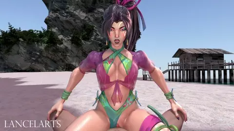 Beach vacation with Psylocke