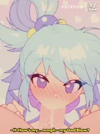 Konosuba Aqua's Blowjob by Bluethebone