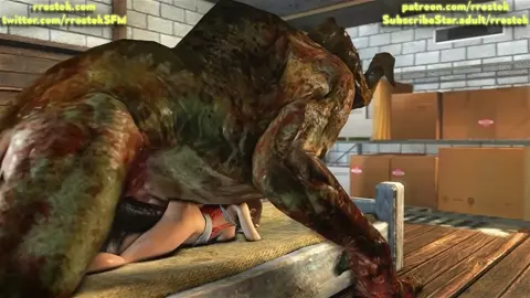 Mai Shiranui Impaled by a huge Ram Monster