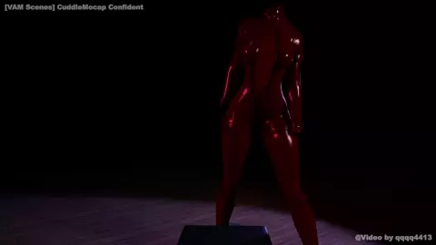 Ghost/Invisible -  Living latex suit doing a pole dance
