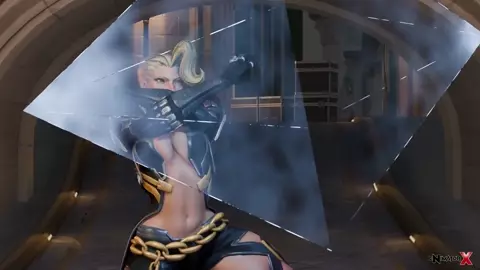 Emma Frost surprised by The Hulk!