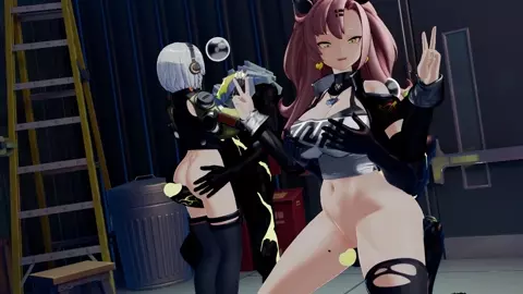 Anby and Nicole vs Etherals WIP