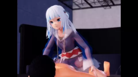 [Toutetu] [Sounded] Shark Princess Gura Riding You