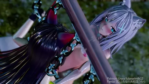 Futanari girl challenges her sleeping rival to an ejaculation