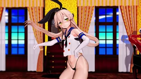 Shimakaze - Kimagure Mercy (ver. 2) [MMD R18] GenesisMMD