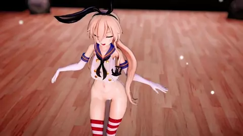 Shimakaze - Shake It (ver. 3) [MMD R18] GenesisMMD