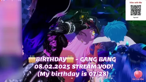 Gangbanged on my birthday~ (birthday stream vod~)