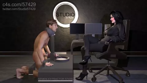 Foot, Shoe & Stockings Smelling FemDom Milking (Machine)