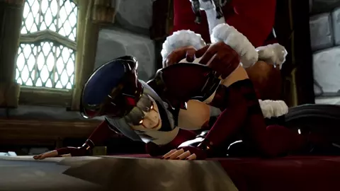 Hot Human Female banged by Santa