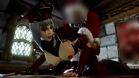 Hot Human Female banged by Santa