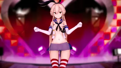 Shimakaze - Baam (ver. 2) [MMD R18] GenesisMMD