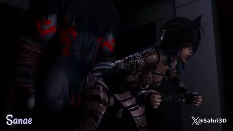 Sanae and The Minotaur [Sahri3D]