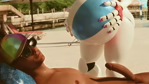 WHO TF TOOK A ROBOT FOR A BEACH REST (SuperElon  ELONSPY) 4K60FPS