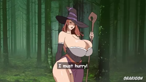 Sorceress in the forest