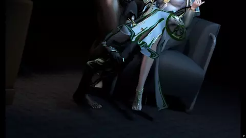 Seducing the sexy goddess with a hard cock